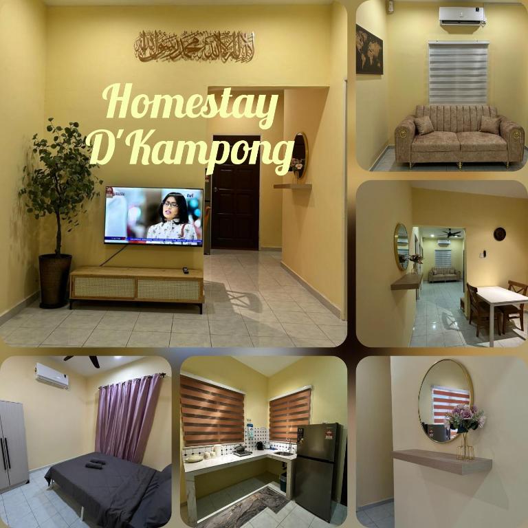 a collage of pictures at Homestay D'Kampong in Teluk Intan