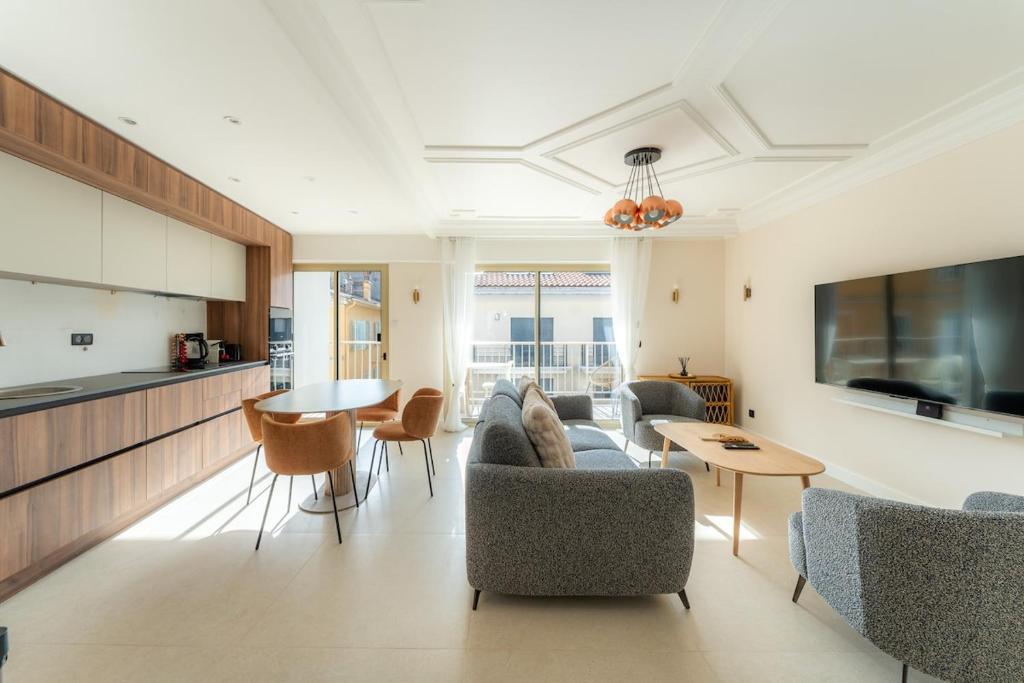 Magnifique appartement dans le carré d'or à Cannes
