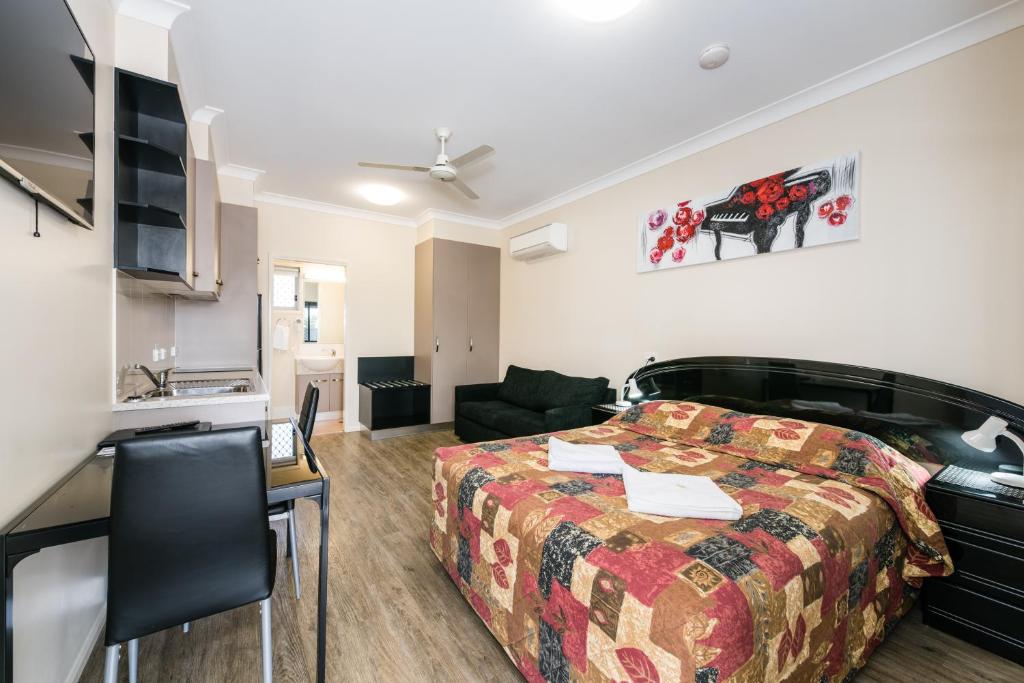 Posezení v ubytování Athena Studio Units