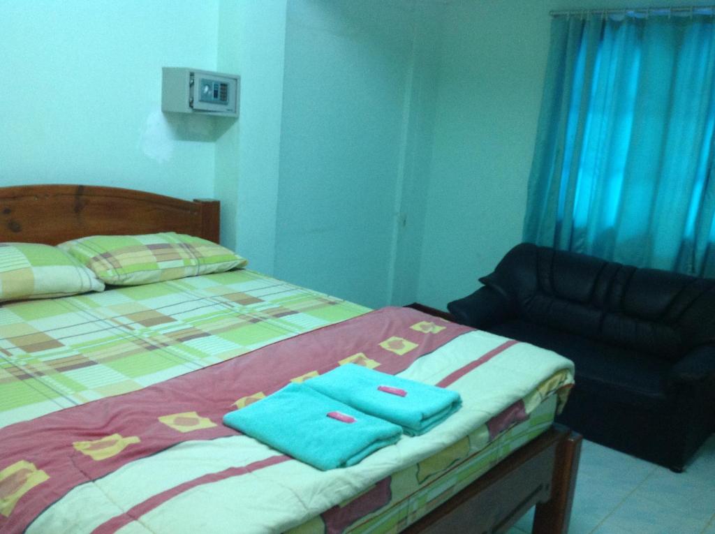 Postel nebo postele na pokoji v ubytování Bambus Motel