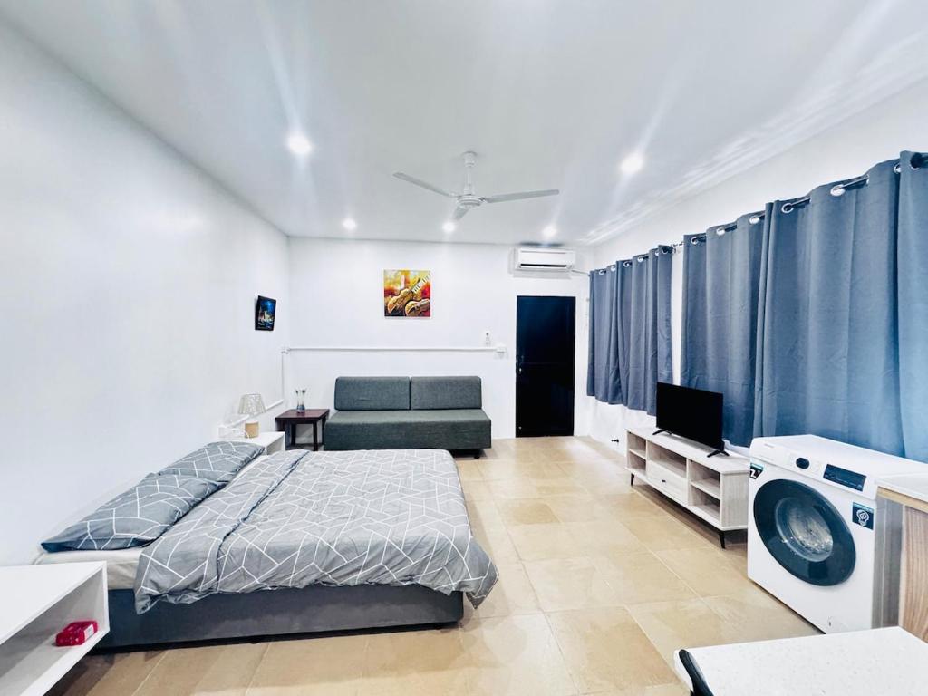 Postel nebo postele na pokoji v ubytování WIT Studio