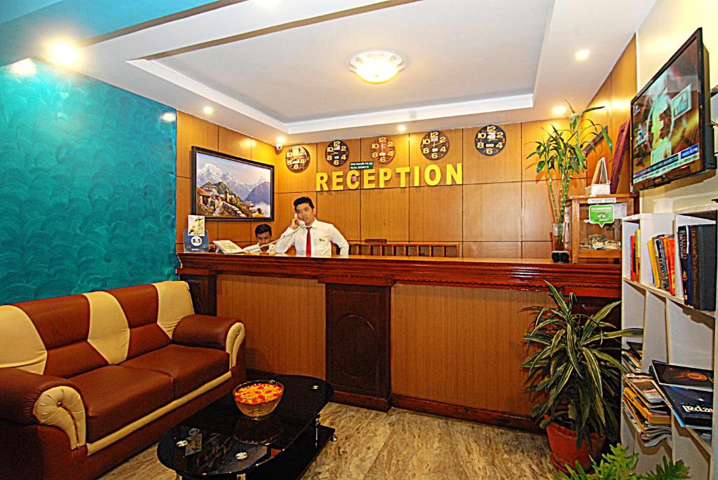 Vstupní hala nebo recepce v ubytování Hotel Amaryllis