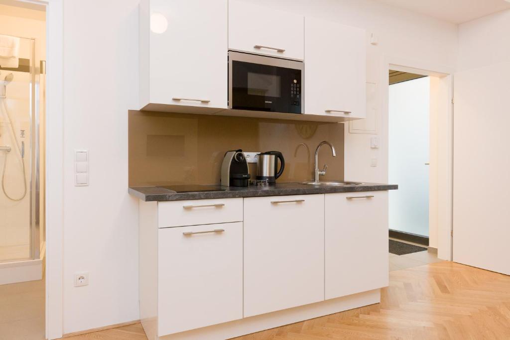 Kuchyňa alebo kuchynka v ubytovaní Vienna Stay Apartments Belvedere