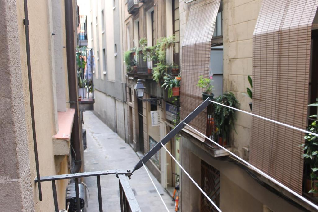 Balkón alebo terasa v ubytovaní Apartaments Ciutat Vella