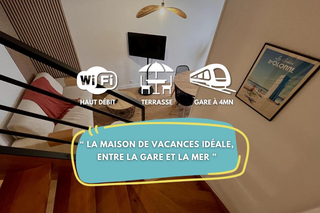 Le Cocon Sablais - 2 bedrooms - Garage - Plancha