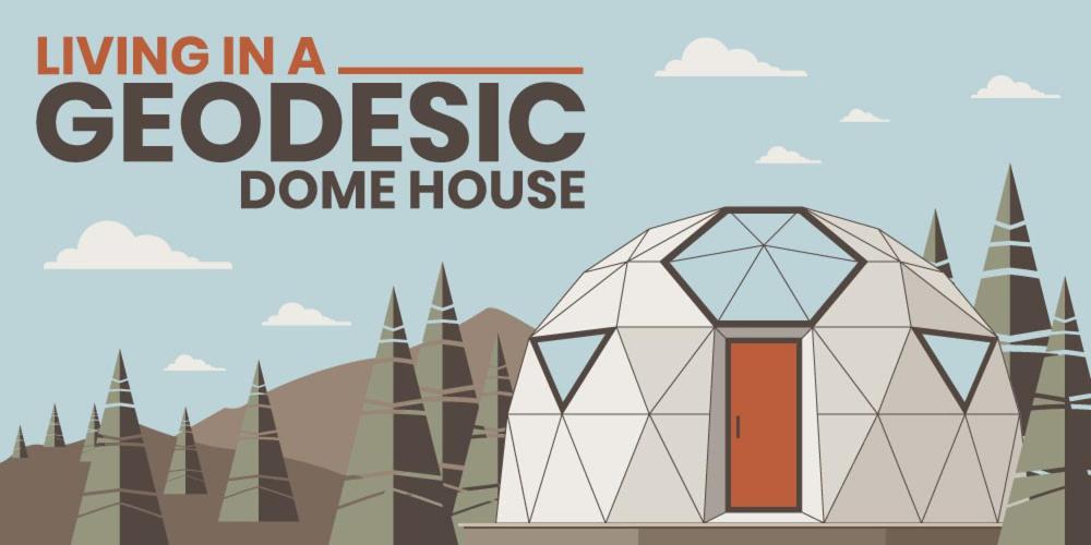 living in a geodesic dome house at La Roca Glamping in Arcabuco