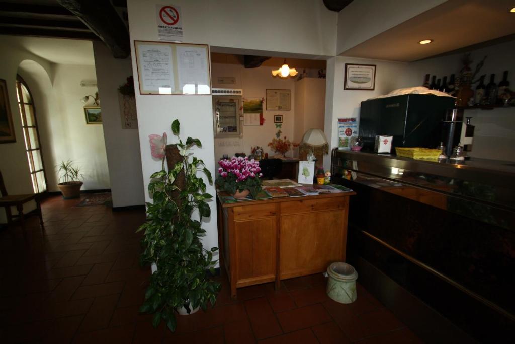 Kuchyň nebo kuchyňský kout v ubytování Hotel Calzaiolo