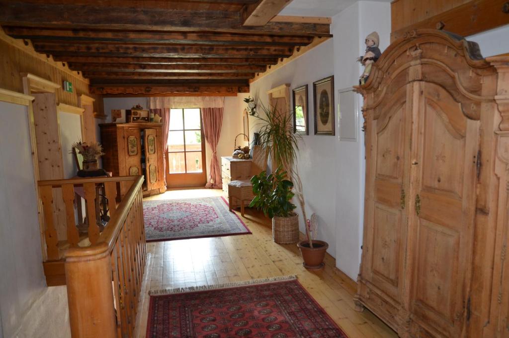 Postel nebo postele na pokoji v ubytování Berggasthof Steckholzer