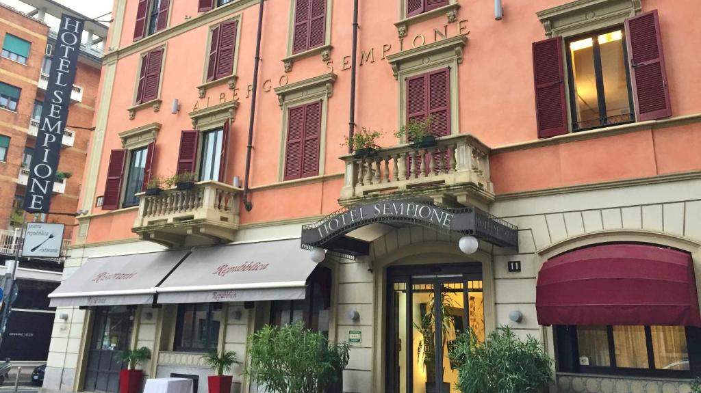 Exteriér nebo vchod ubytování Hotel Sempione