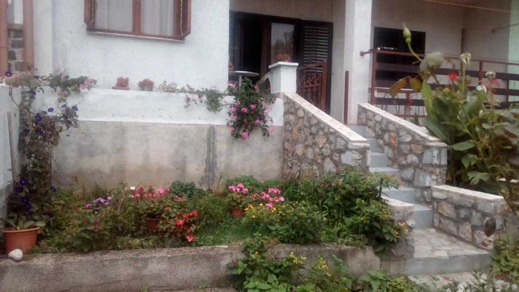 Vonkajšia záhrada v ubytovaní Guesthouse Filepi