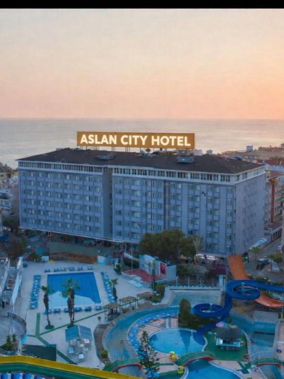 an asian city hotel with a water park at Aslan City Hotel - Ex Beste Hotel in Alanya