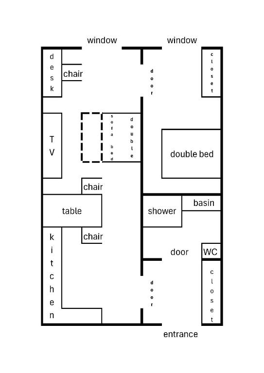 barrier-free air-conditioned two rooms center