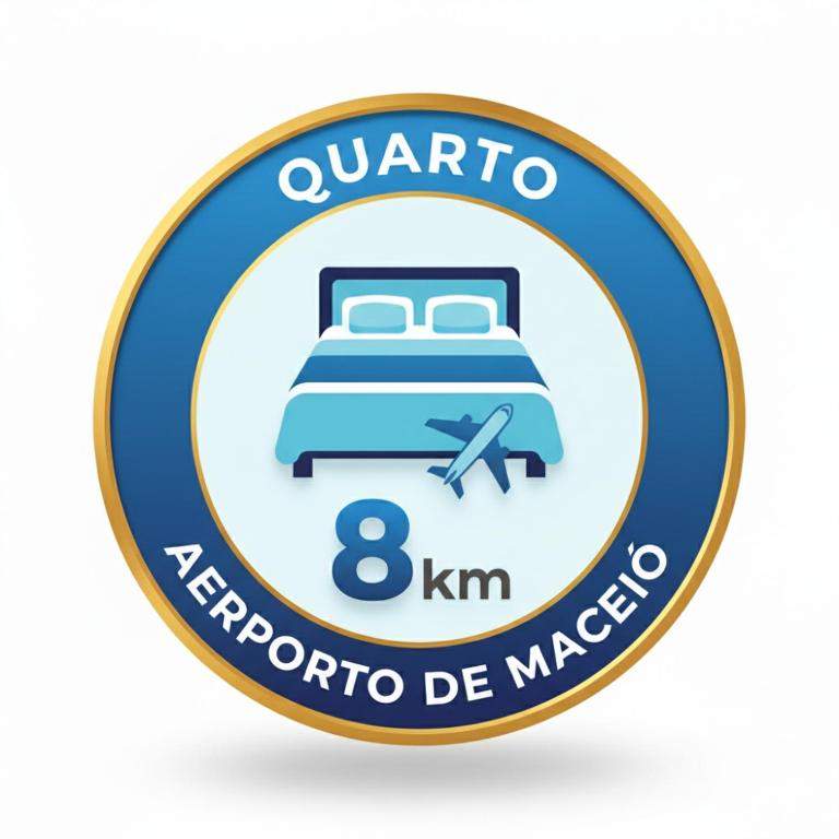 a badge of the km marriotota de materiel at Quarto 8km Aeroporto MCZ in Maceió