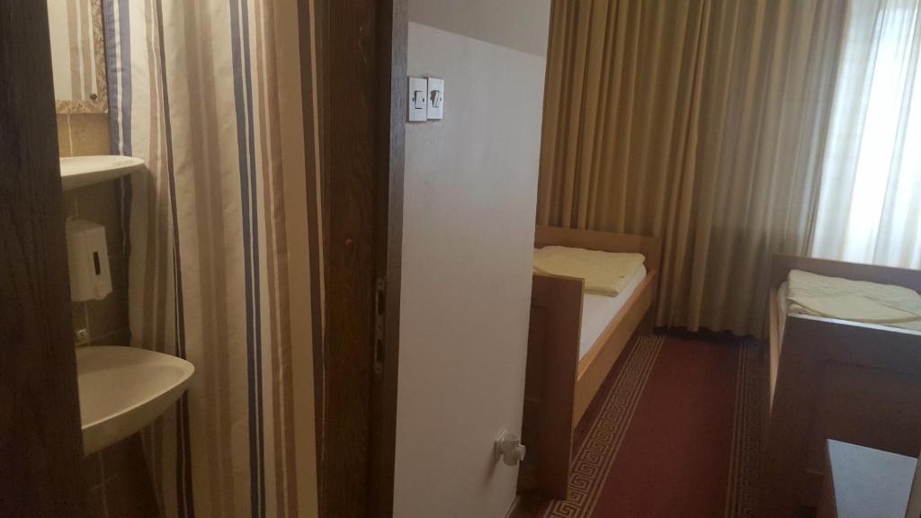 Koupelna v ubytování HI Hostel Zagreb
