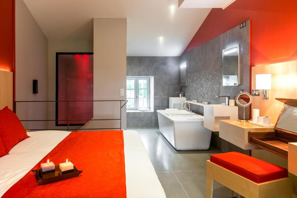 Chambres d'hôtes Domaine de Nazère - Suite De Lujo Con Baño De Spa - Diseño