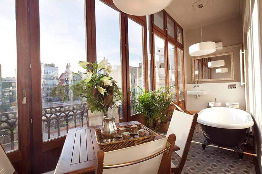 Posedenie v ubytovaní Apartment Barcelona Rentals - Rambla de Catalunya Center