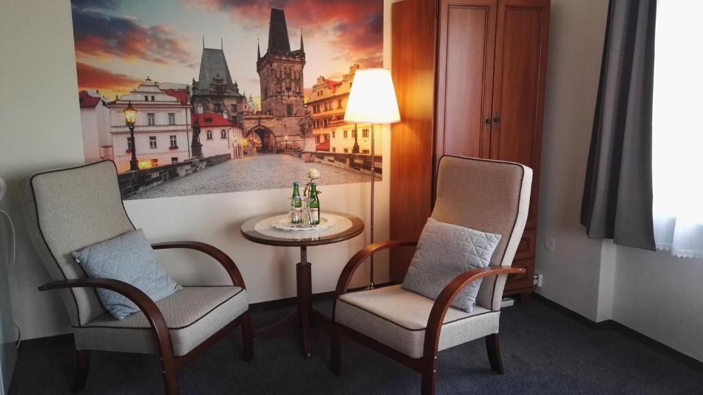 Posezení v ubytování Pension Villa Marit
