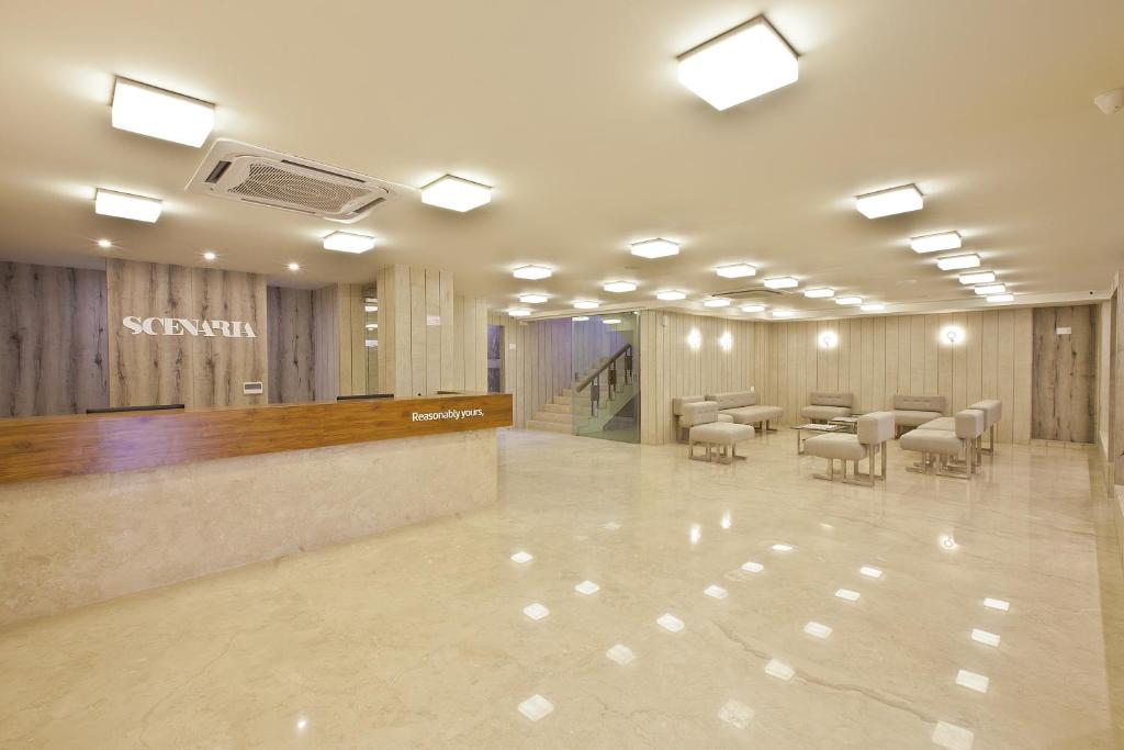 Posezení v ubytování Scenaria Hotel