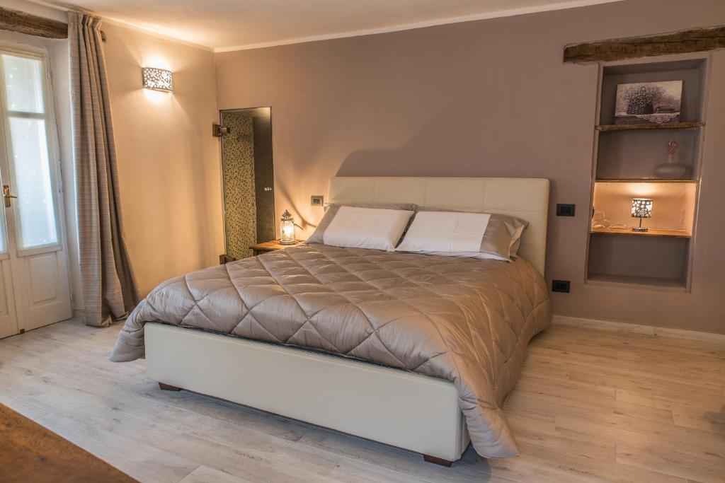 Posteľ alebo postele v izbe v ubytovaní B&b Antico Tralcio