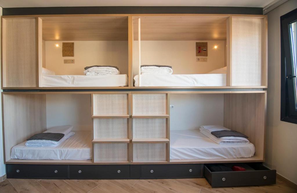 Cama o camas de una habitación en Koisi Hostel