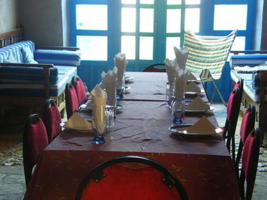 Restaurace v ubytování Scorpion House Luxor