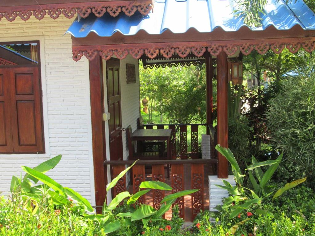 Zahrada ubytování Happiness Resort Sukhothai
