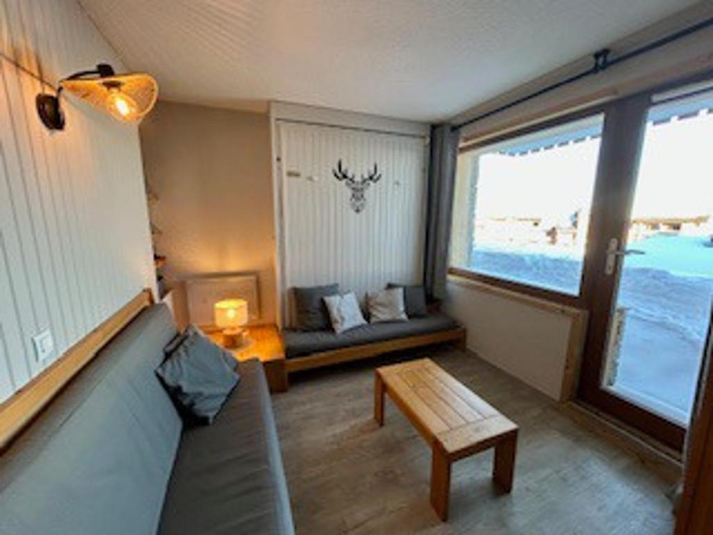 Studio 26m² skis aux pieds, 4 pers, Plagne Villages