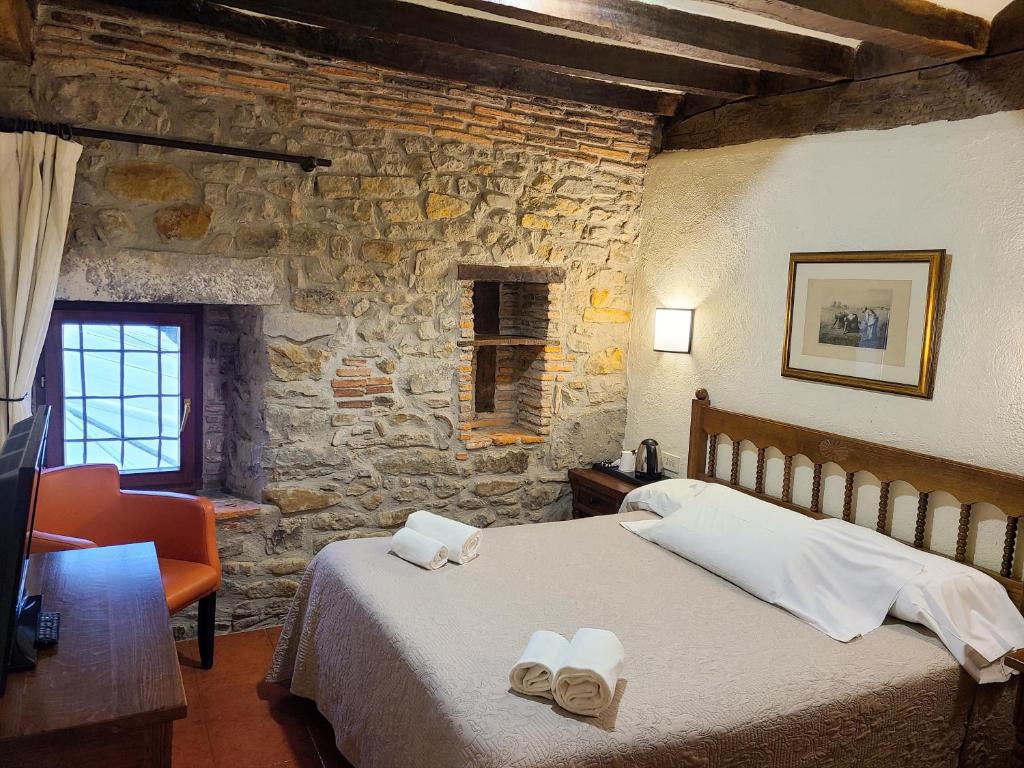Cama o camas de una habitación en Hotel Convento San Roque