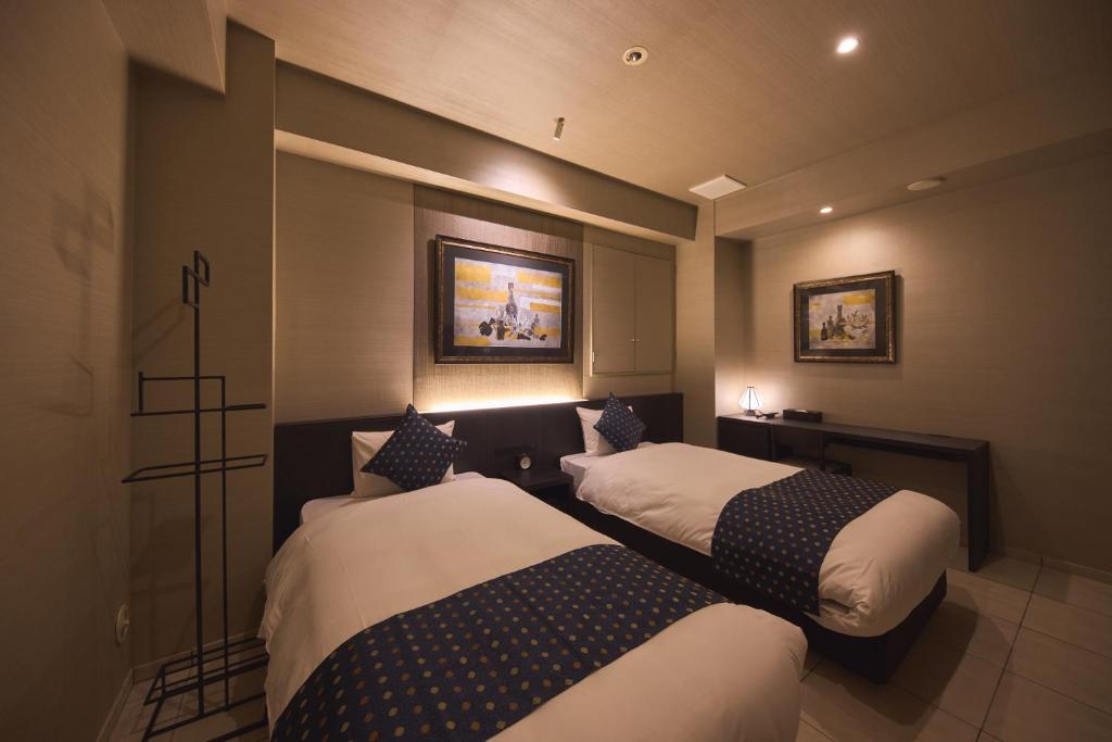 Travel Proud SAKE Kura Hotel Kawasaki-shuku - Quarto Duplo Com Camas Separadas