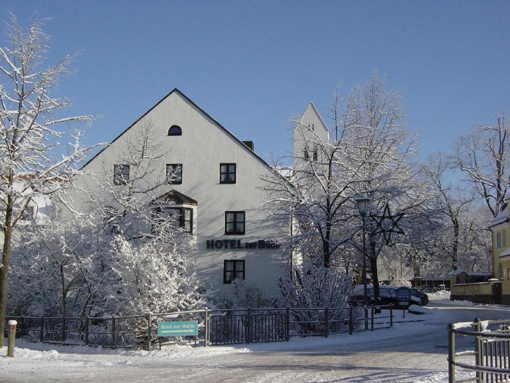 Hotel zur Mühle v zimě