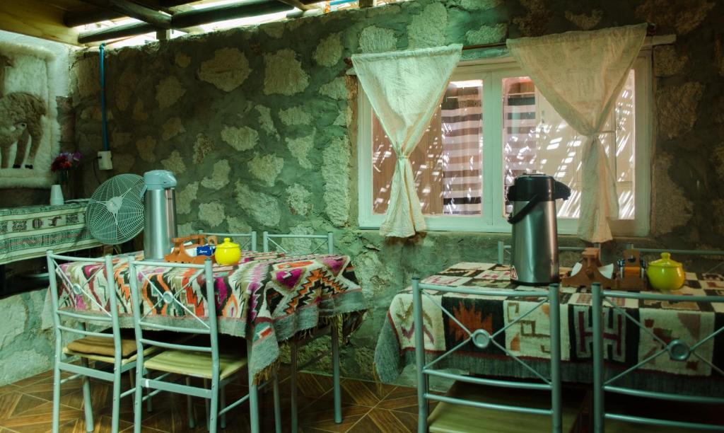 Posezení v ubytování Hostal Kirckir