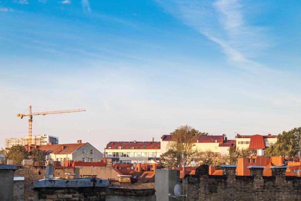 Nespecifikovaný výhled na destinaci Vilnius nebo výhled na město při pohledu z hotelu