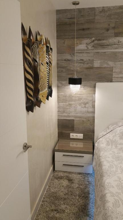 Postel nebo postele na pokoji v ubytování Apartment Orlando Costa Adeje