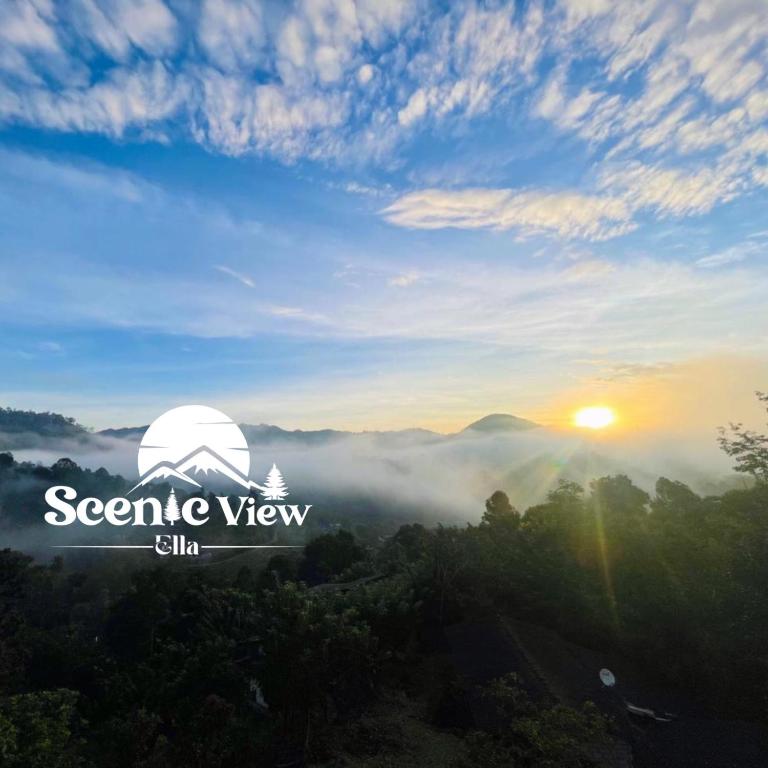 a view of the sunrise from the serene view glitz at Scenic View - Ella in Ella