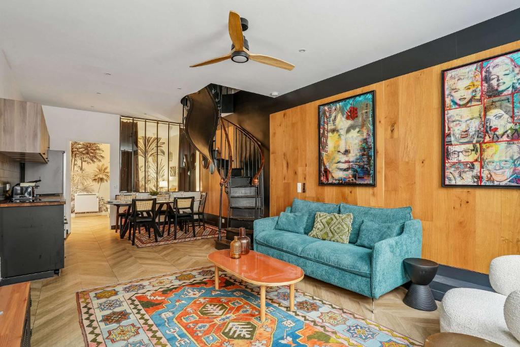 Luxury family Duplex 4 bdrs 10P - Republique