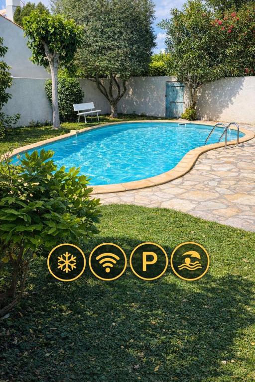 Villa piscine clim wifi calme