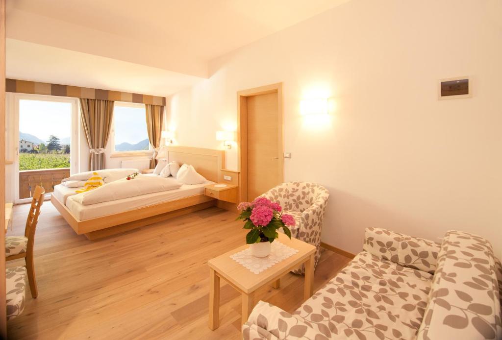 Postel nebo postele na pokoji v ubytování Hotel Wessobrunn