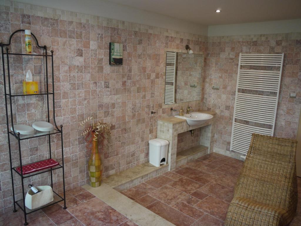 Koupelna v ubytování Apartmány PEMI Potštejn