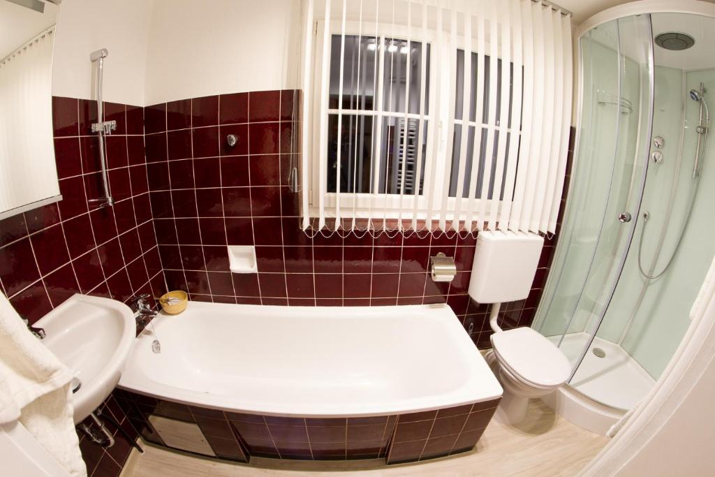 Koupelna v ubytování Grimmingapartment Maier