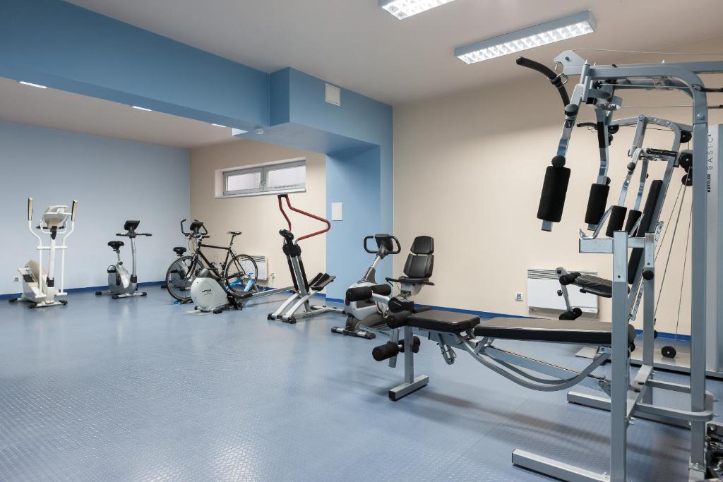 Posilňovňa alebo fitness centrum v ubytovaní Apartamenty Casa Marina