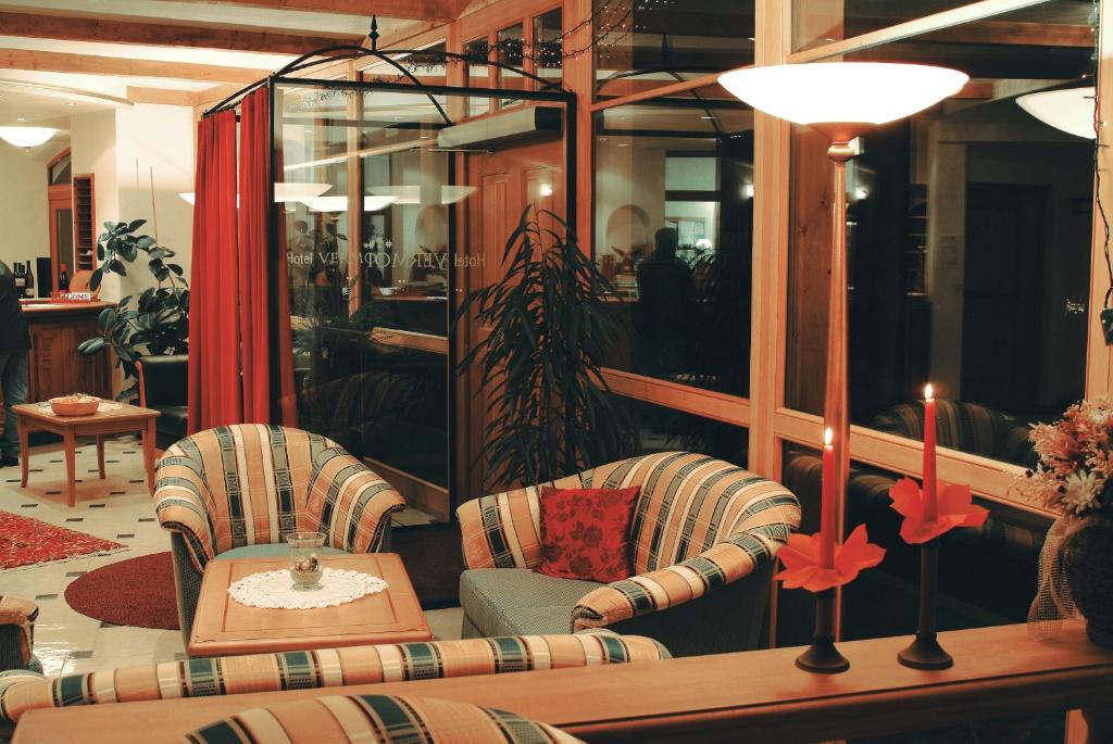 Posezení v ubytování Hotel Vermoi