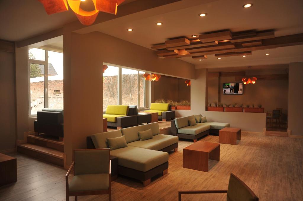 Posezení v ubytování Hotel EcoSki by bund