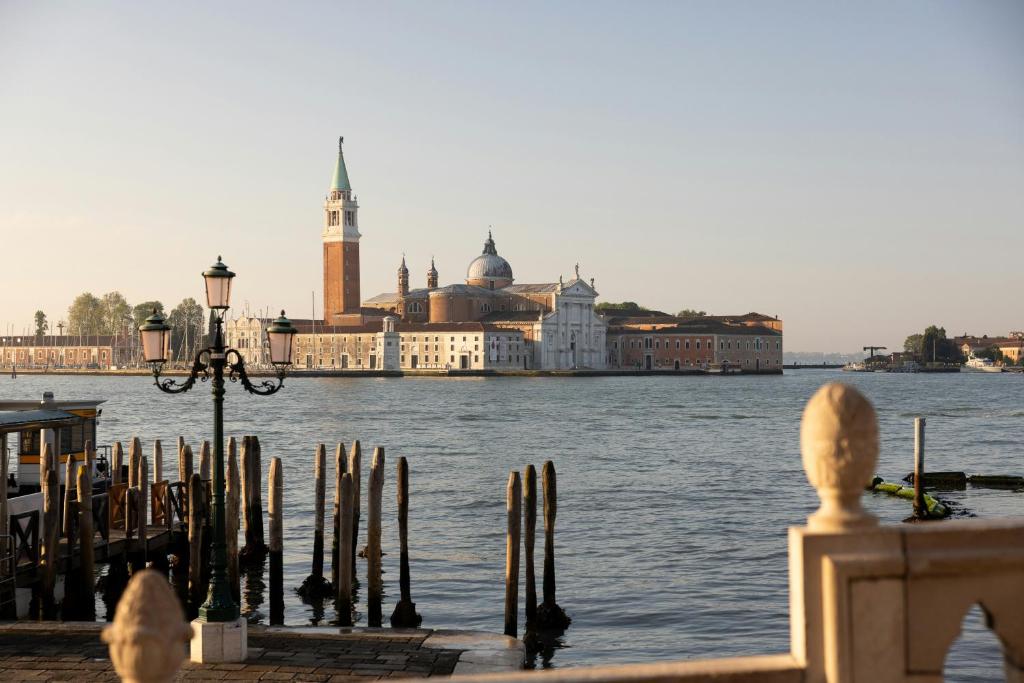 a view of the city of venice from the water at Gabrielli Luxury Apartments Venezia - Starhotels Collezione in Venice