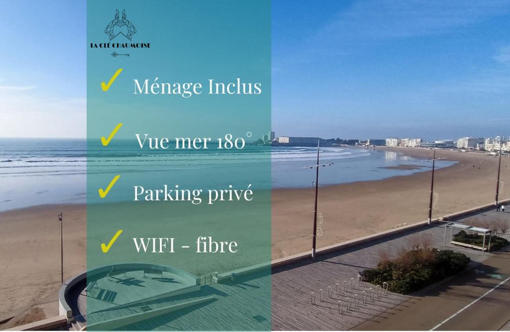 Mireille - Vue mer panoramique & parking privé - 4 étoiles