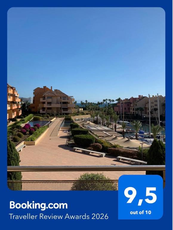 a screenshot of a website with a picture of a street at Sotogrande Ribera Marlin in Sotogrande