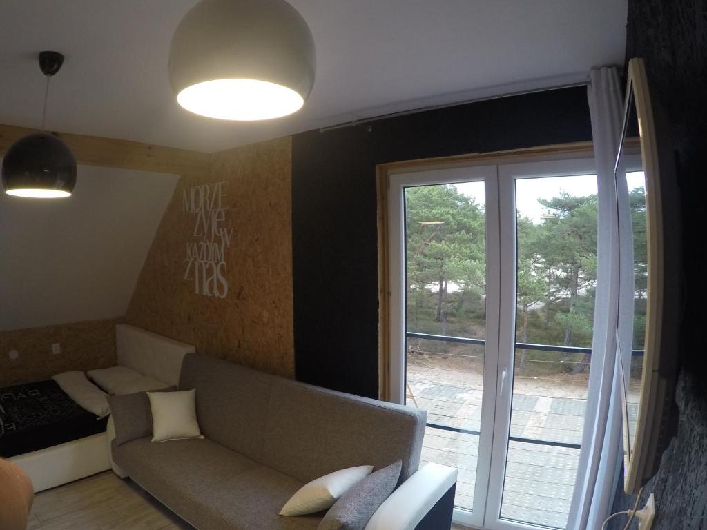 Na Wydmach. Spokój. Cisza. Las dookoła - Habitación Cuádruple Con Balcón