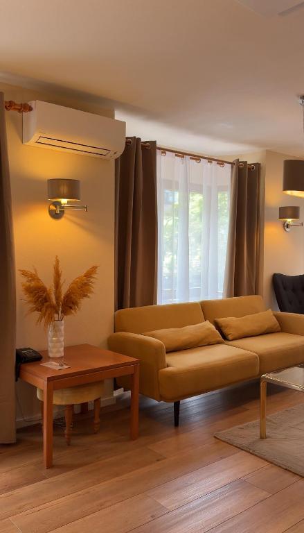 Et opholdsområde på Park Appartements