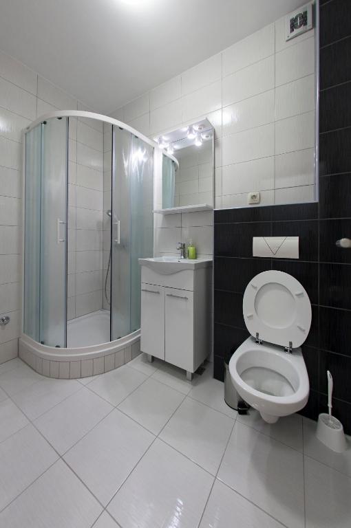 Koupelna v ubytování Guesthouse Villa Klara
