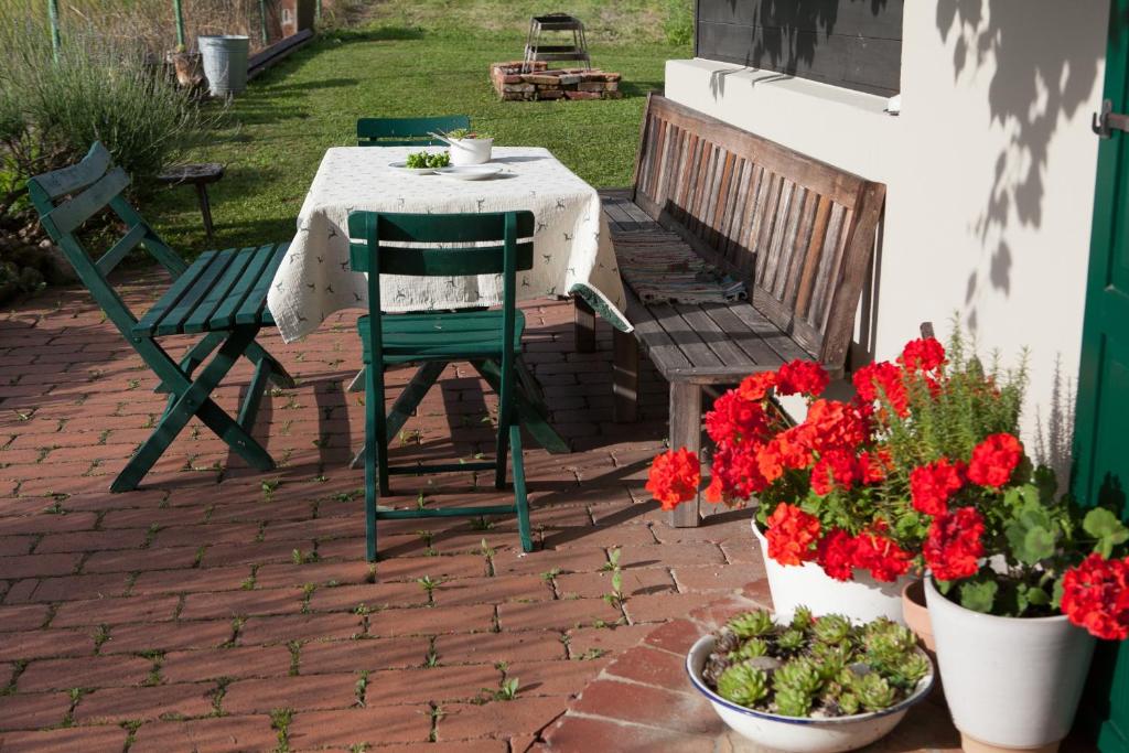 Vrt pred nastanitvijo Ferienhaus Neubauer