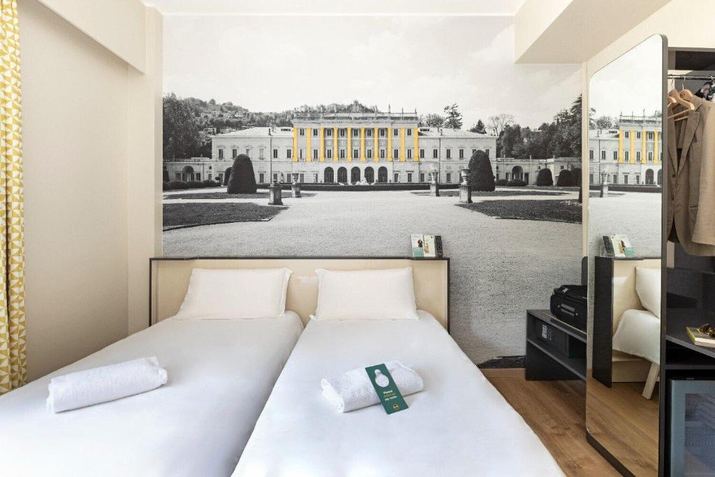 B&B Hotel Como City Center - 双床间 - 带无障碍设施